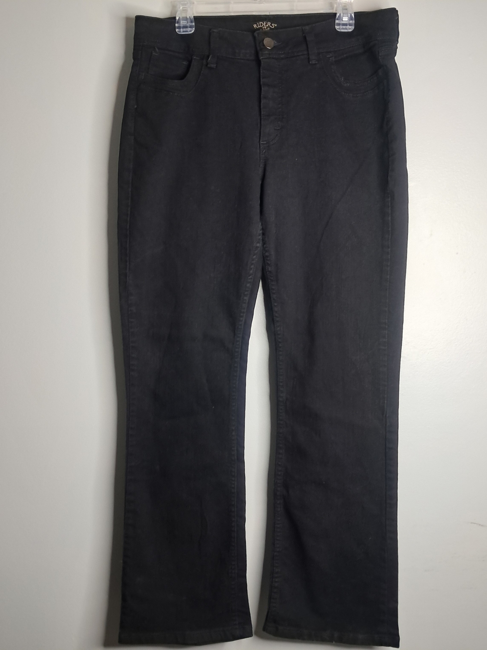 Riders by Lee Women's Black Straight-Leg Jeans